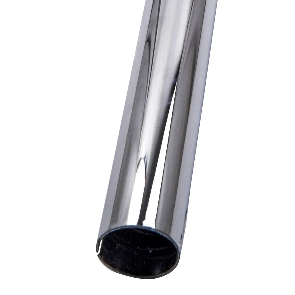Voodoo Cycle House Custom 36" Fishtail Exhaust Slip On Mufflers Chrome For Harley-Davidson Touring Models