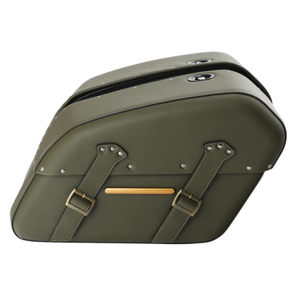 Voodoo Cycle House Custom Detachable Saddlebags For Harley-Davidson Fat Boy Breakout 114 FLFBS FLFB FXBR FXBRS 2018-UP