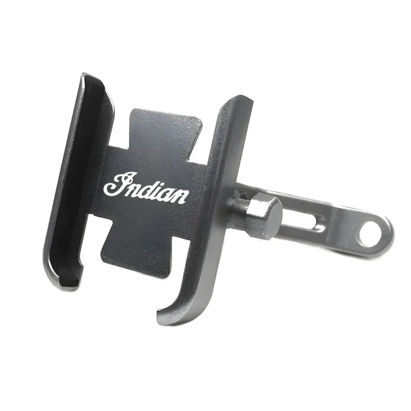 Voodoo Cycle House Indian FTR 1200 S FTR1200 Carbon / Rally Chief VINTAGE Scout CNC Handlebar - Mirror Mount Mobile Phone Holder
