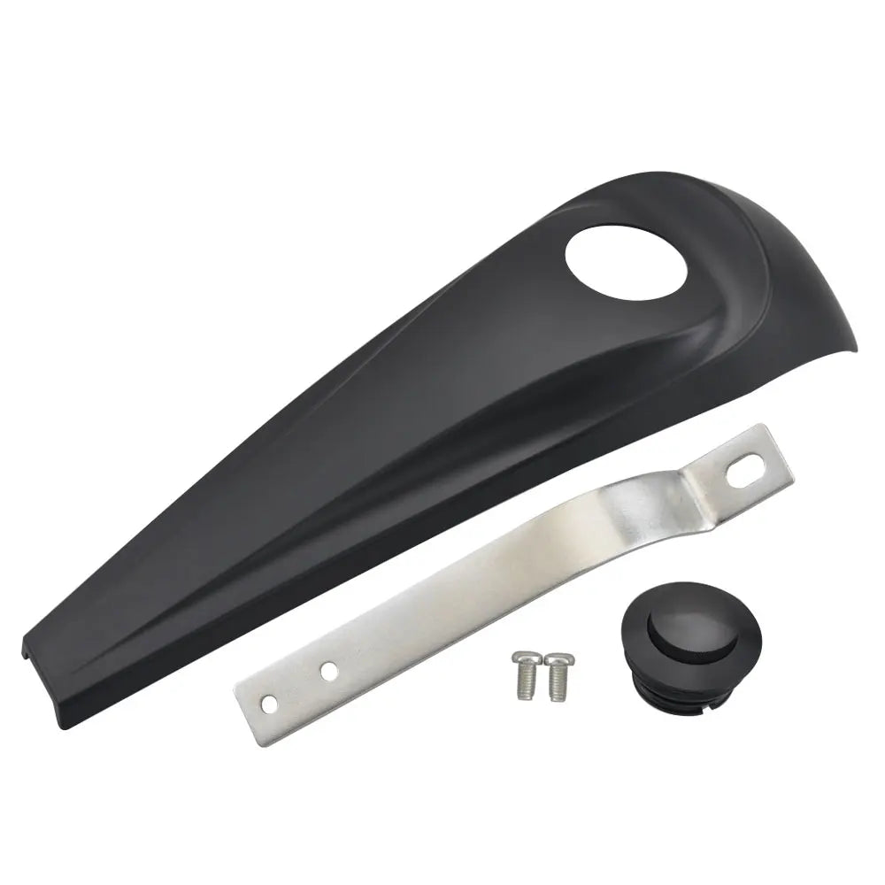 Voodoo Cycle House Custom Smooth Dash Fuel Tank Console Trim Panel Kit For Harley Touring Glides Road King 2008 Up