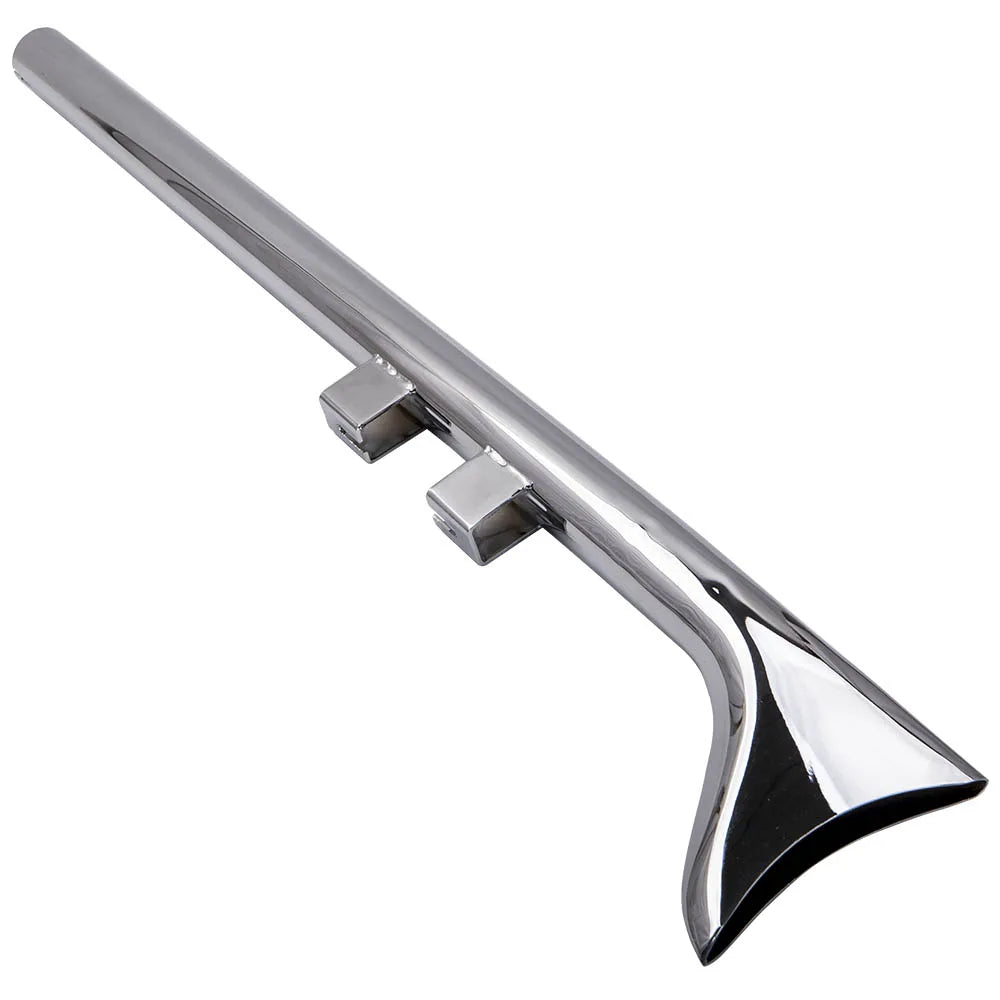Voodoo Cycle House Custom 36" Fishtail Exhaust Slip On Mufflers Chrome For Harley-Davidson Touring Models