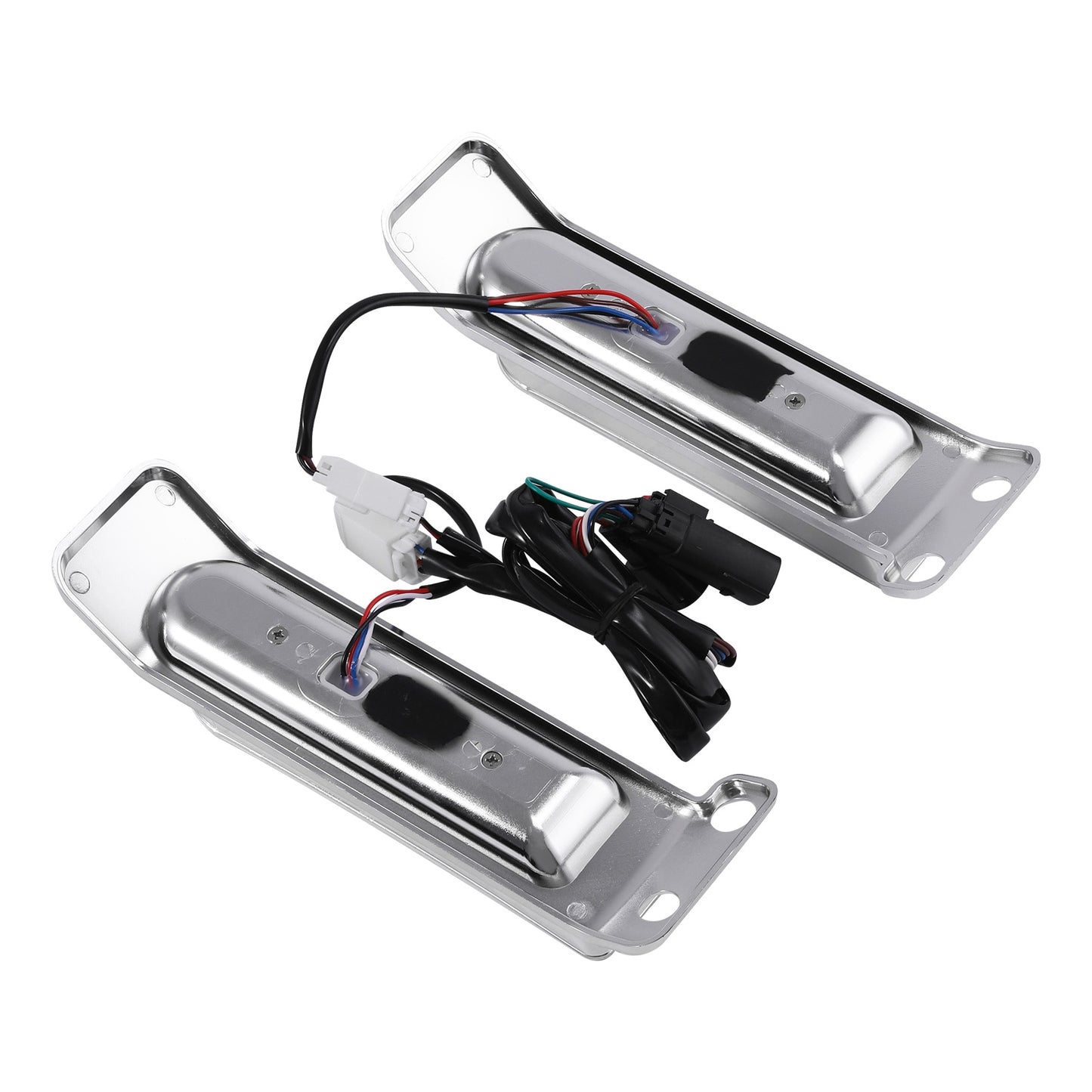 Voodoo Cycle House Custom LED Saddlebag Support Lights For Harley-Davidson Touring Models