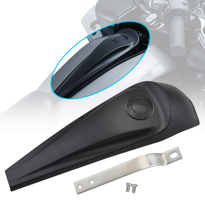 Voodoo Cycle House Custom Smooth Dash Fuel Tank Console Trim Panel Kit For Harley Touring Glides Road King 2008 Up