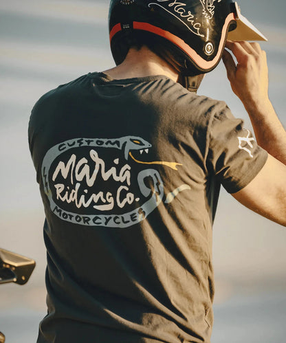 Motorcycle Off road Race Mad Tiger Printed Motorcycle Sport Speed Conquer Men's MARIA Loose Breathable Sweat Absorbing T-shirt