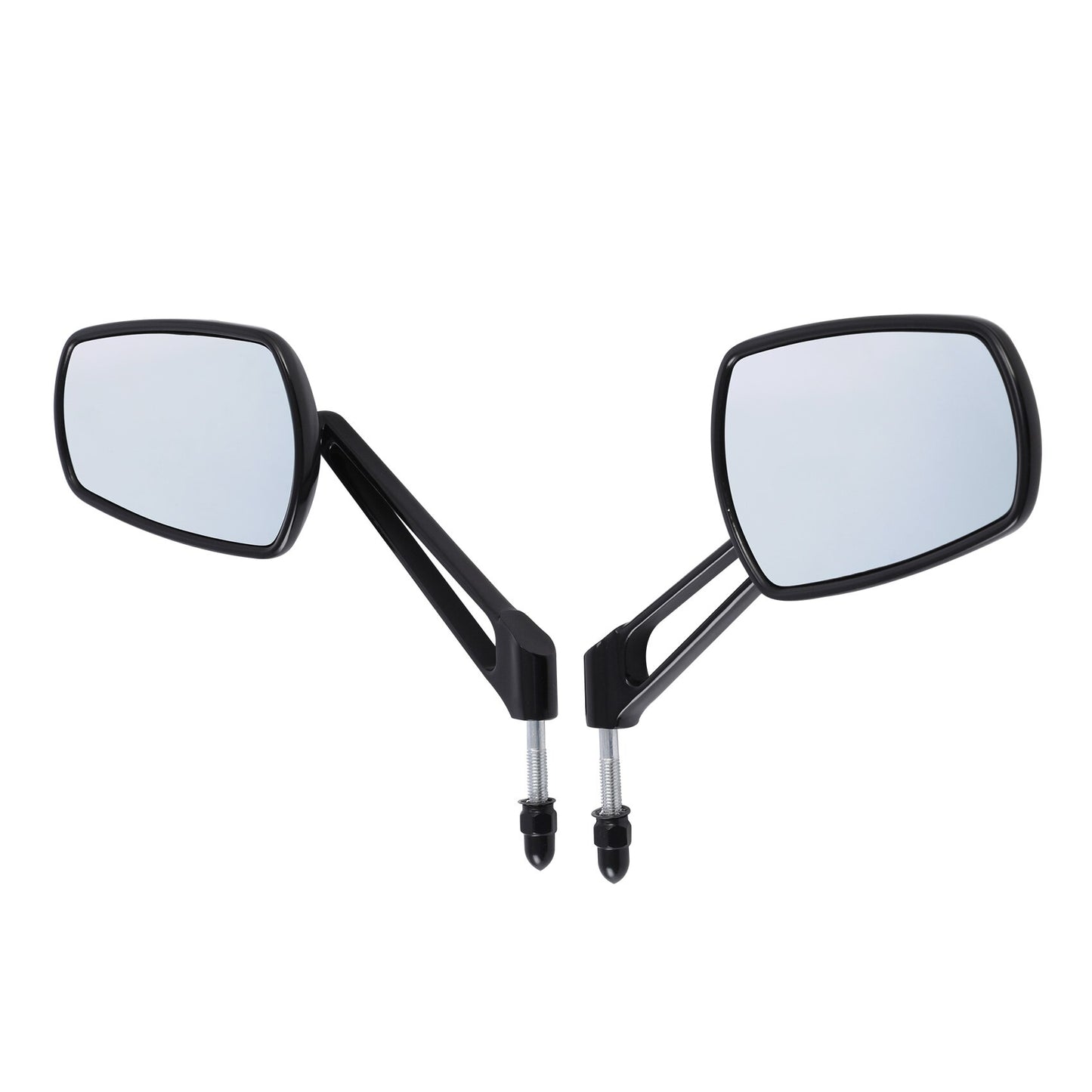 Voodoo Cycle House Custom Mirrors For Harley-Davidson & Custom Applications Touring Street Glide Road King Dyna Fat Boy Bob Low Rider Softail Slim Sportster 883