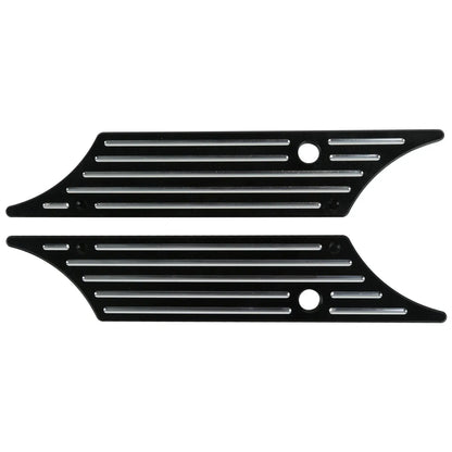 Voodoo Cycle House Custom Saddlebag Latch Cover Set For Harley-Davidson Touring Models Road King Street Electra Glide 1993-2013 CVO Ultra Classic