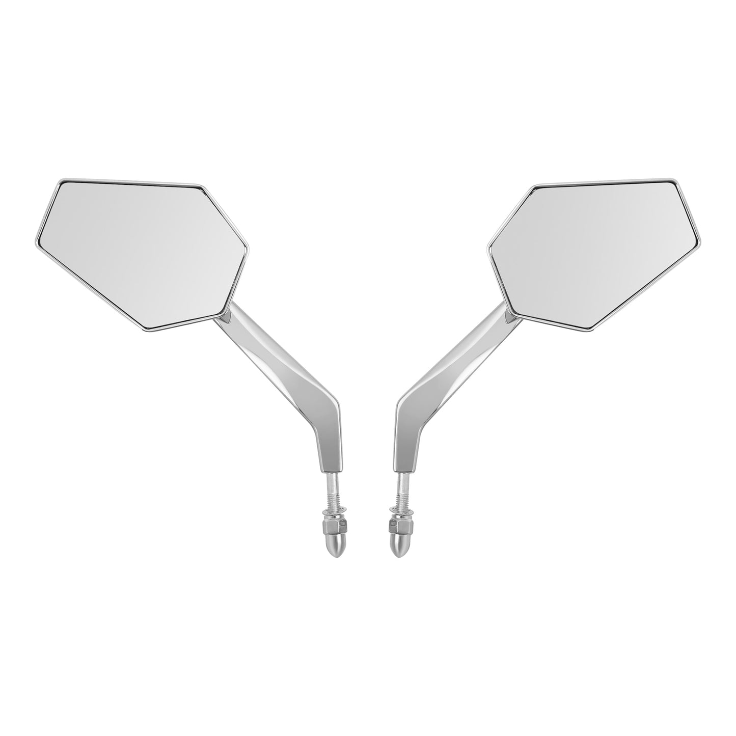 Voodoo Cycle House Custom Mirrors For Harley-Davidson & Custom Applications Touring Street Electra Road Glide Dyna Low Rider Street Bob Fat Boy Sportster 883 1200 1982-2023