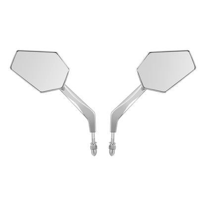 Voodoo Cycle House Custom Mirrors For Harley-Davidson & Custom Applications Touring Street Electra Road Glide Dyna Low Rider Street Bob Fat Boy Sportster 883 1200 1982-2023