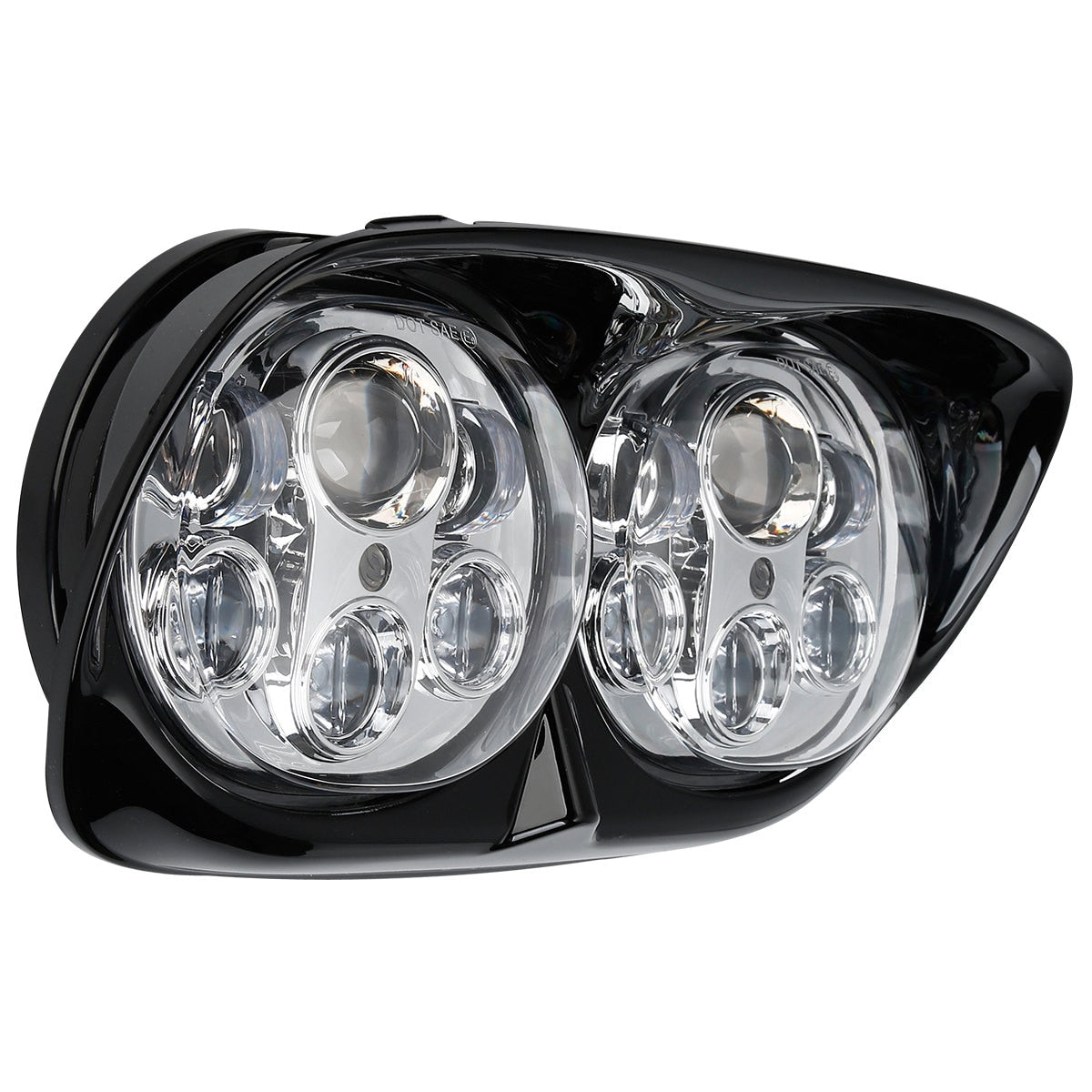 Voodoo Cycle House 5-3/4" LED Headlight For Harley-Davidson Road Glide FLTR 1998-2013