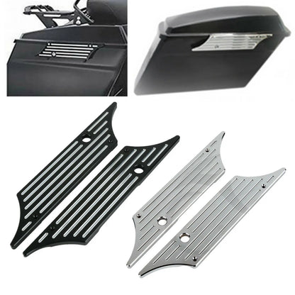 Voodoo Cycle House Custom Saddlebag Latch Cover Set For Harley-Davidson Touring Models Road King Street Electra Glide 1993-2013 CVO Ultra Classic