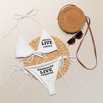 VOODOO MACHINE CO. All-over print recycled string bikini