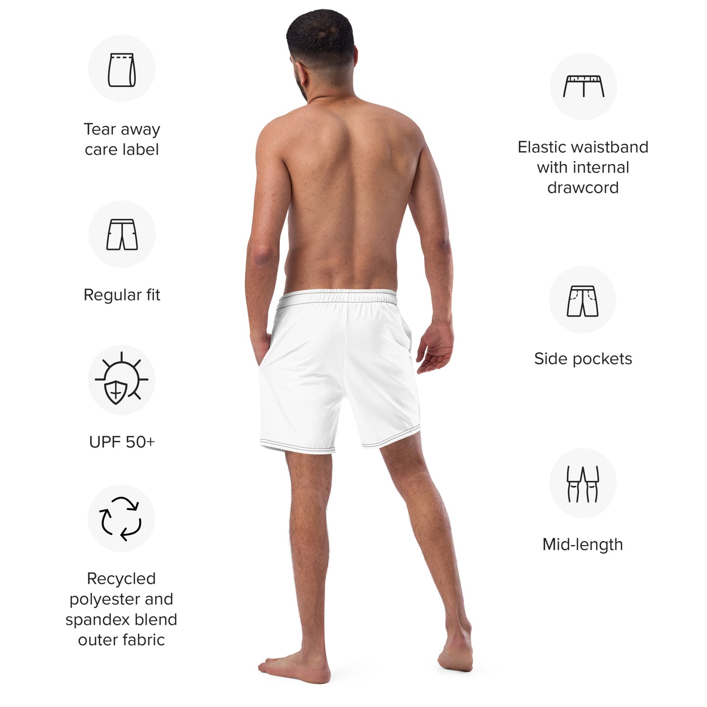 VOODOO MACHINE CO. Men's swim trunks