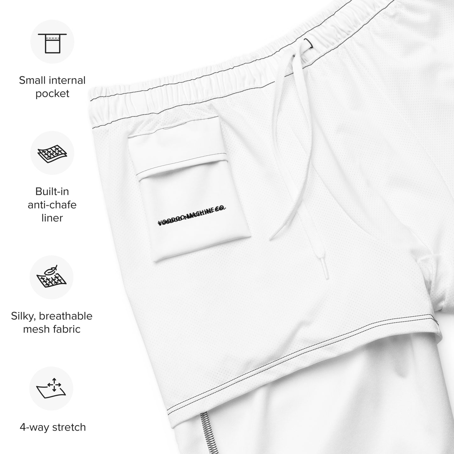 VOODOO MACHINE CO. Men's swim trunks