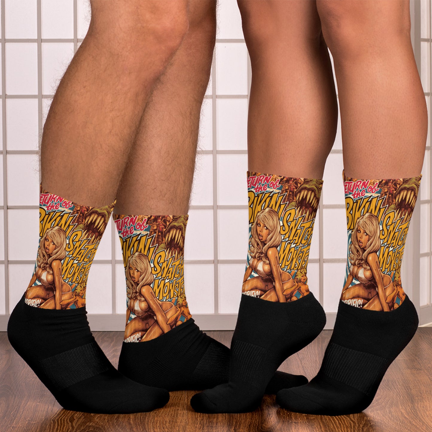 VOODOO MACHINE CO. BIKINI SNATCH MONSTER Socks
