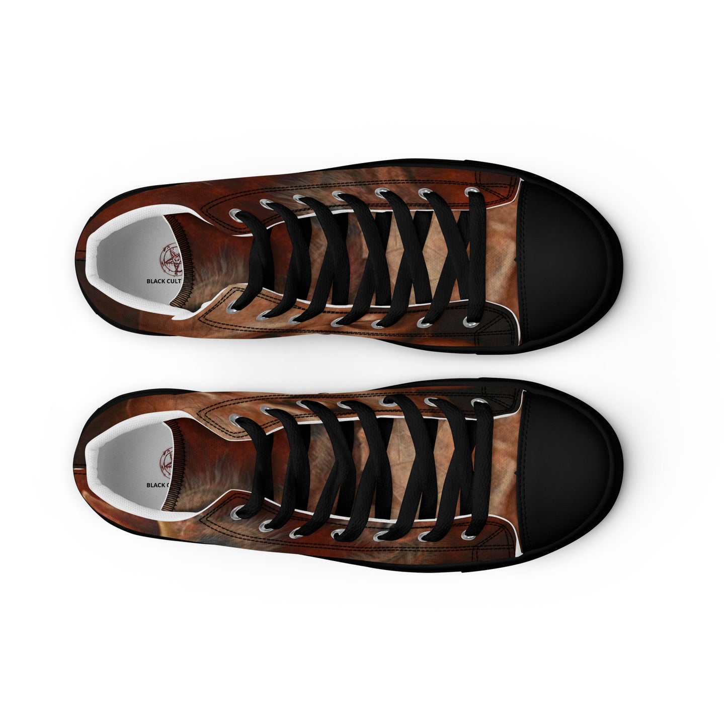 BLACK CULT SOCIETY - BIRD BRAIN Men’s high top canvas shoes