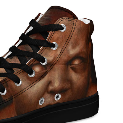 BLACK CULT SOCIETY - BIRD BRAIN Men’s high top canvas shoes