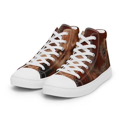 BLACK CULT SOCIETY - BIRD BRAIN Men’s high top canvas shoes