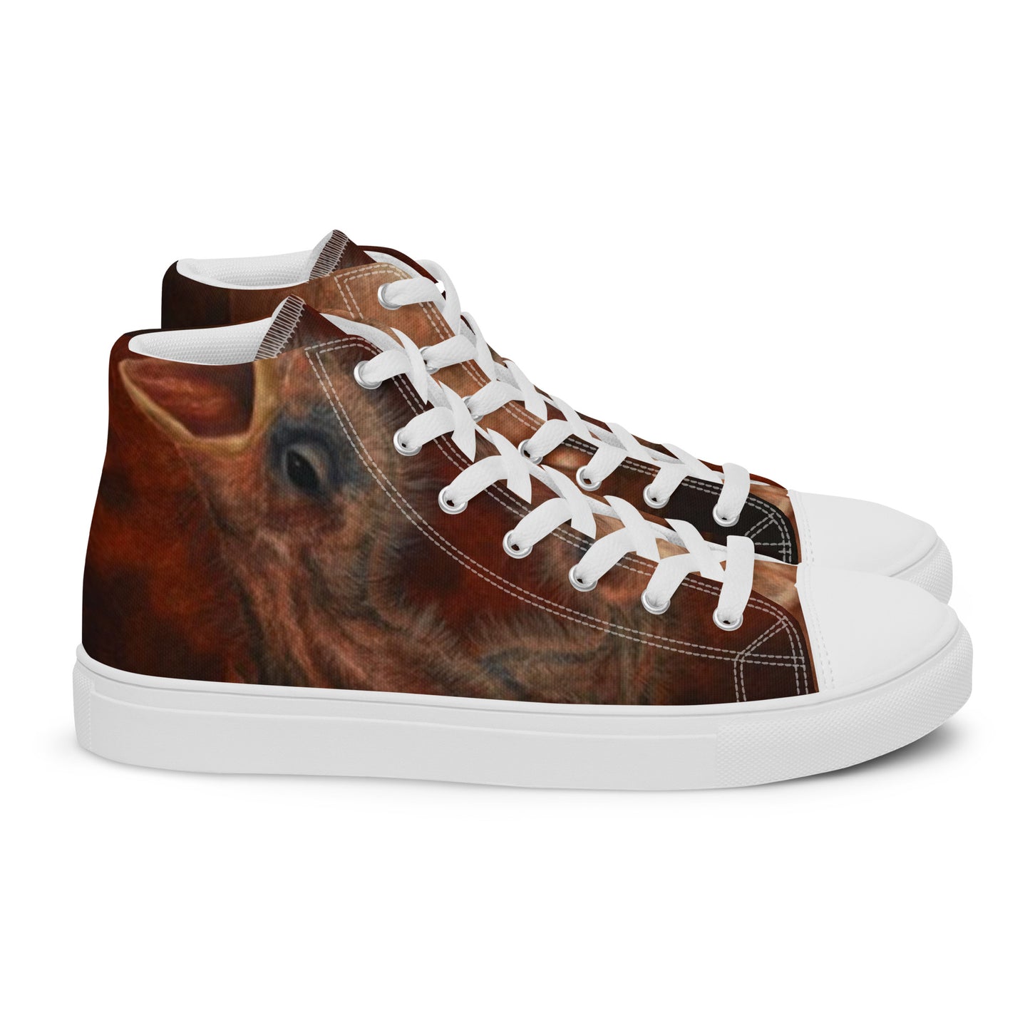 BLACK CULT SOCIETY - BIRD BRAIN Men’s high top canvas shoes