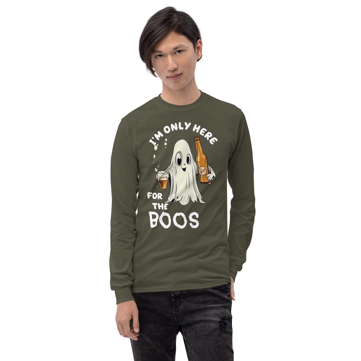 HERE FOR THE BOOS Long Sleeve Shirt