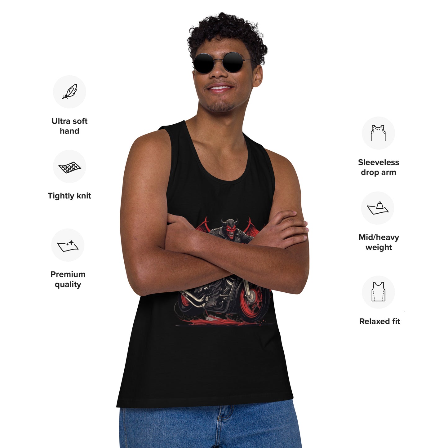 VOODOO MACHINE CO. Men’s premium tank top