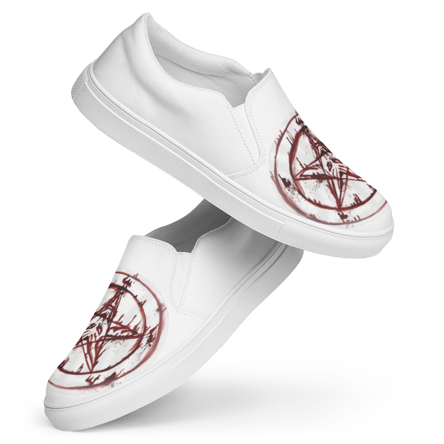 BLACK CULT SOCIETY Men’s slip-on canvas shoes