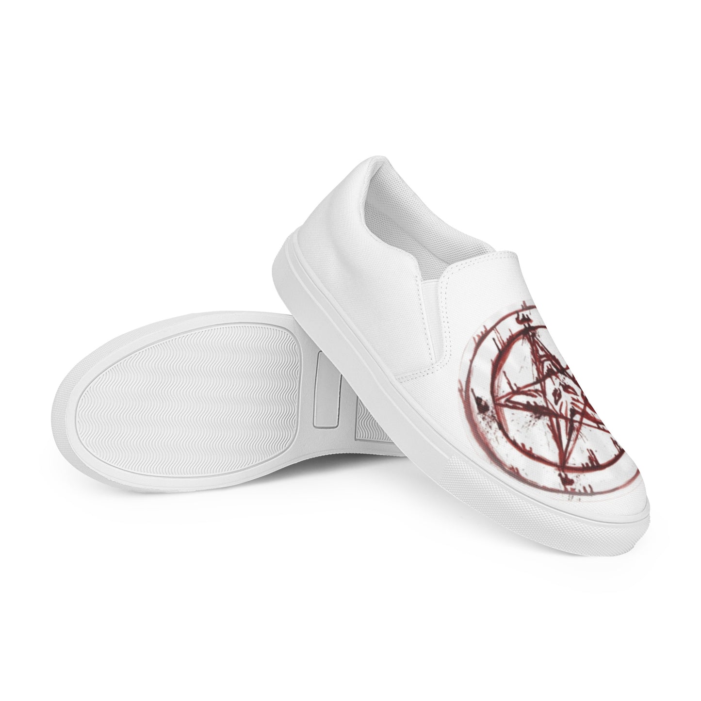 BLACK CULT SOCIETY Men’s slip-on canvas shoes