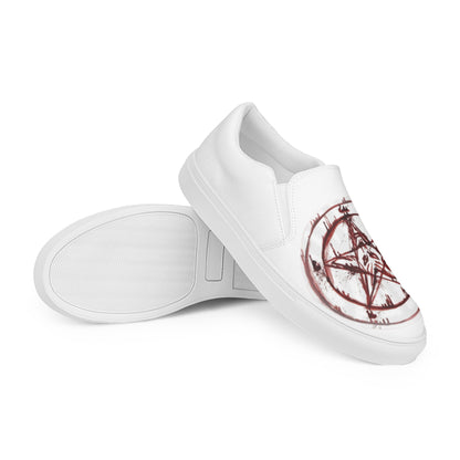 BLACK CULT SOCIETY Men’s slip-on canvas shoes