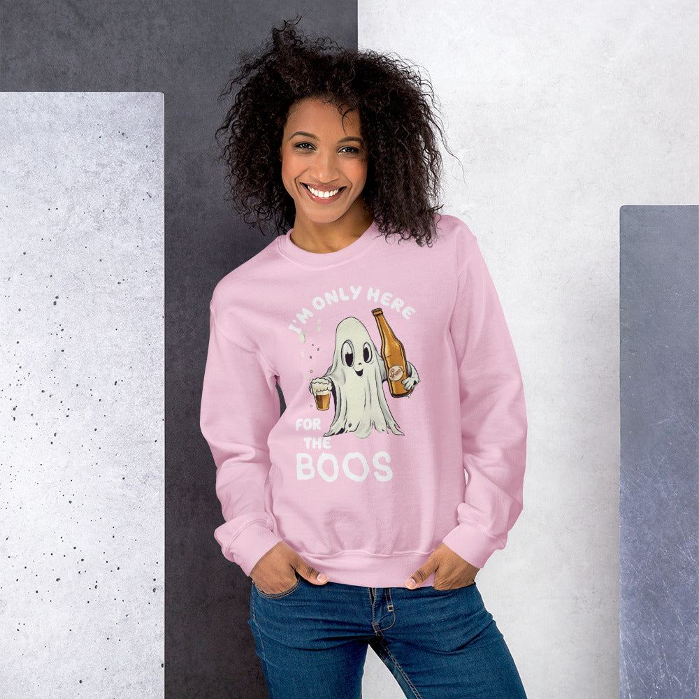 HERE FOR THE BOOS Unisex Sweatshirt