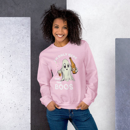 HERE FOR THE BOOS Unisex Sweatshirt