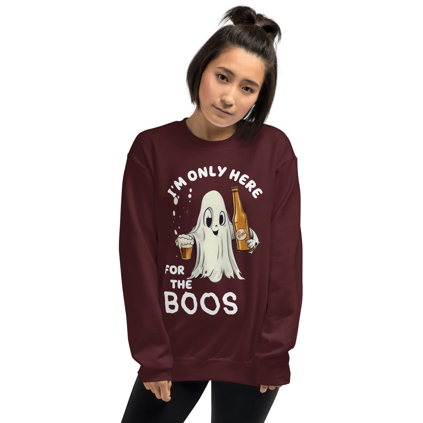 HERE FOR THE BOOS Unisex Sweatshirt