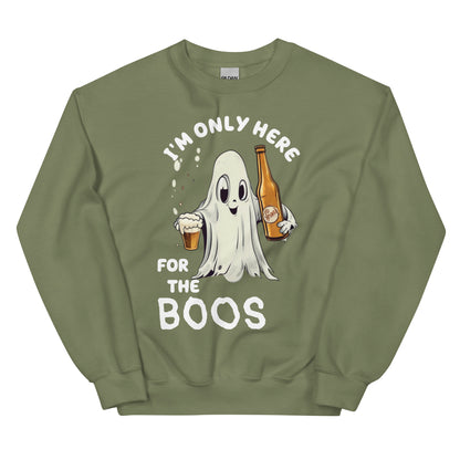 HERE FOR THE BOOS Unisex Sweatshirt