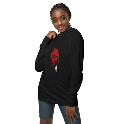 VOODOO MACHINE CO. Hooded long-sleeve tee