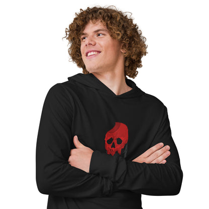 VOODOO MACHINE CO. Hooded long-sleeve tee