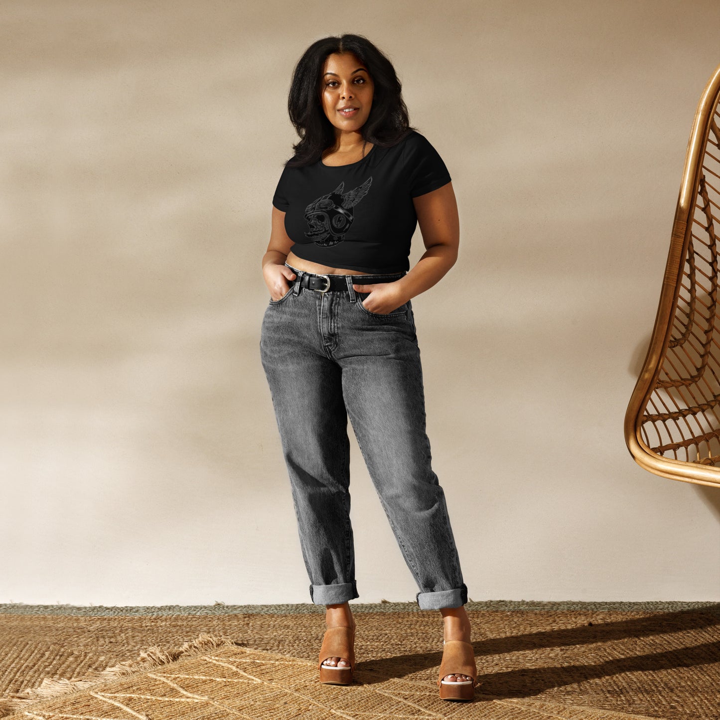 Voodoo Machine Co. Women’s Crop Tee