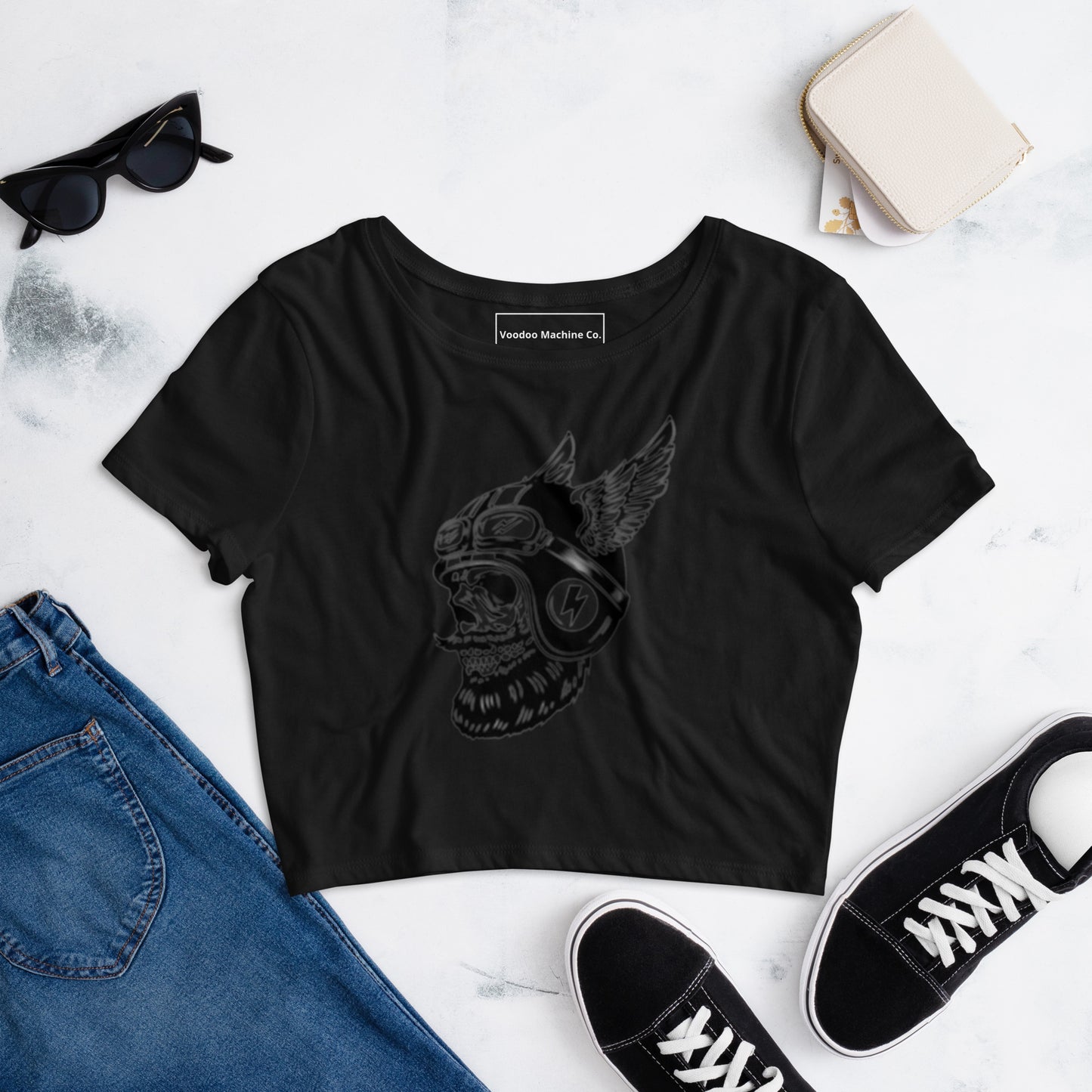 Voodoo Machine Co. Women’s Crop Tee