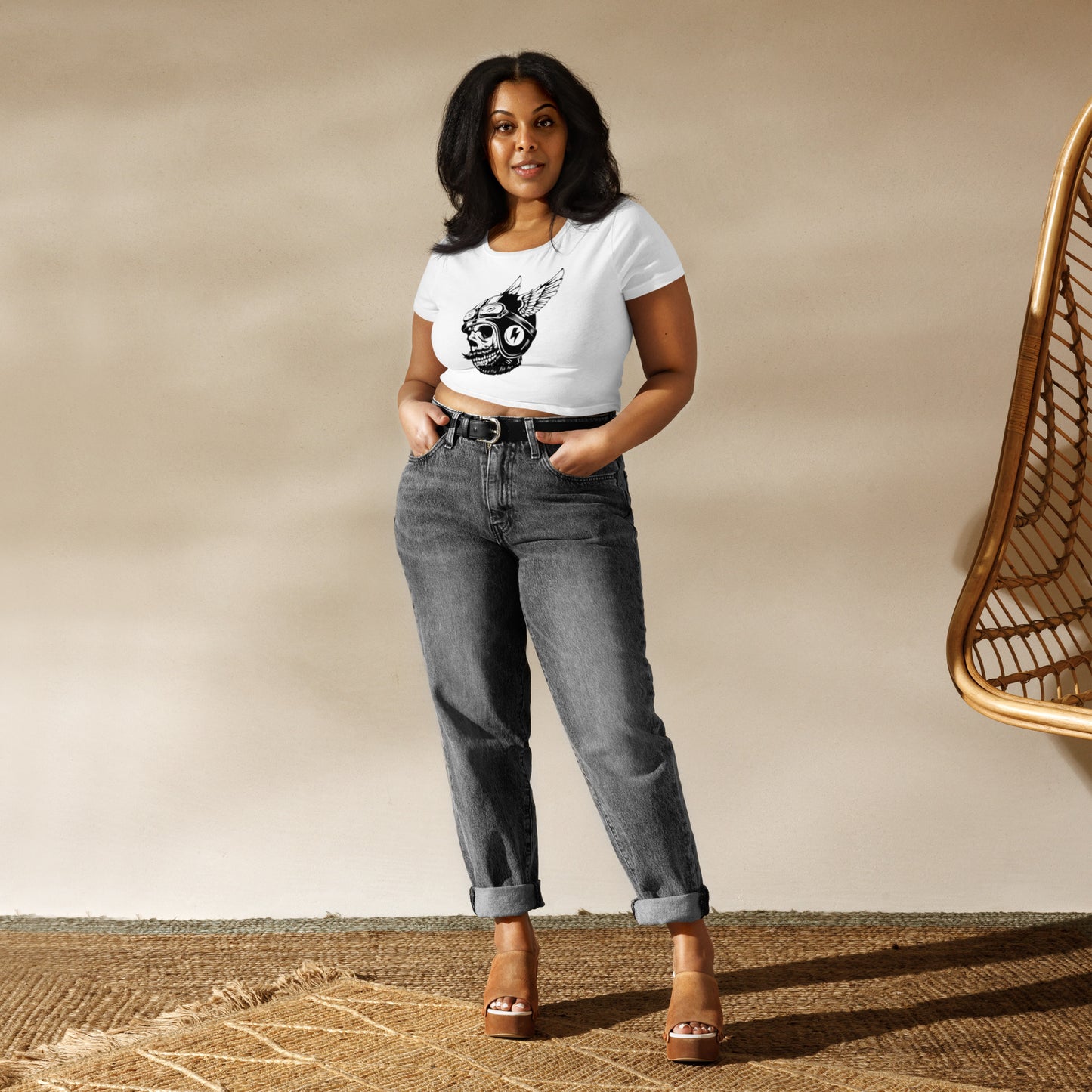 Voodoo Machine Co. Women’s Crop Tee