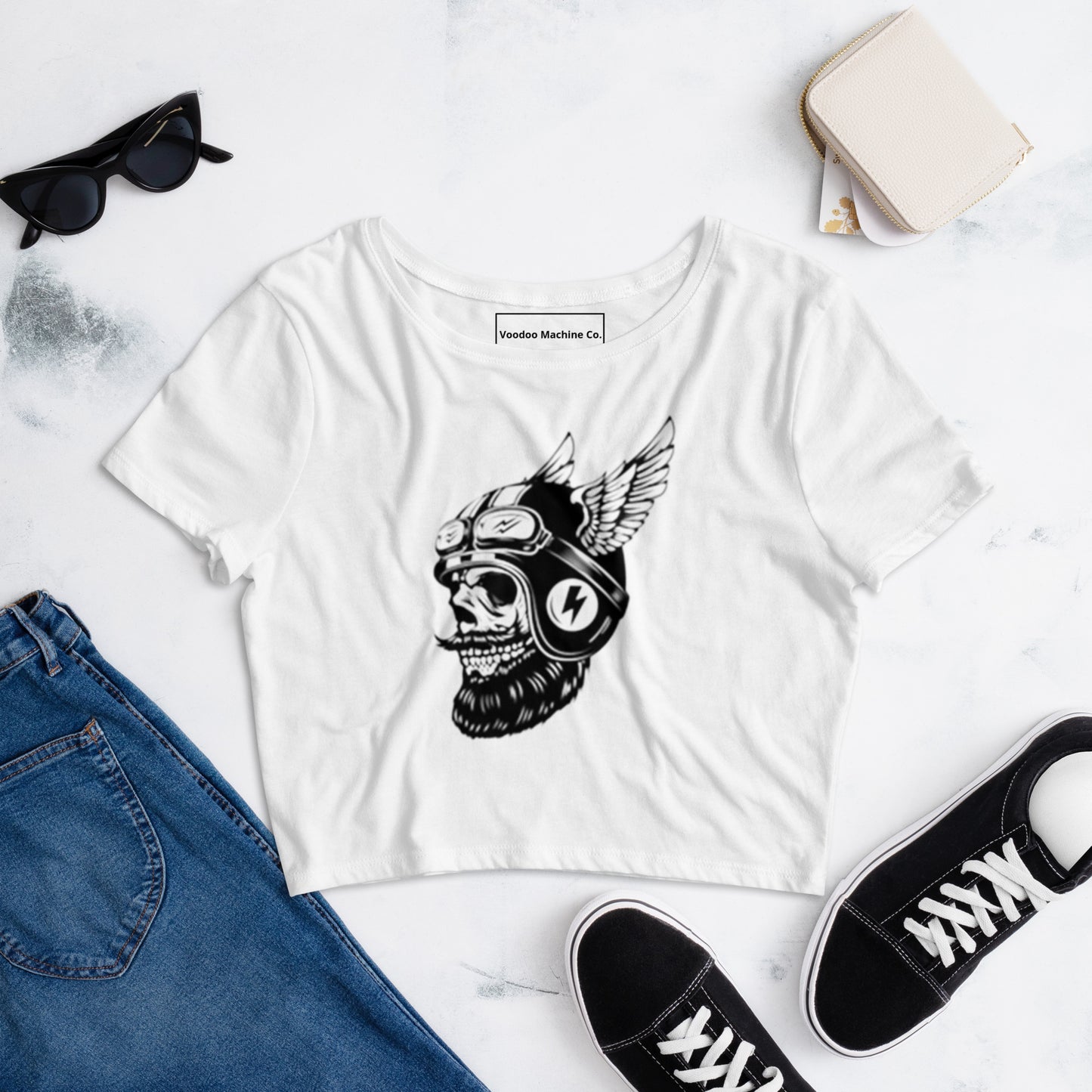 Voodoo Machine Co. Women’s Crop Tee
