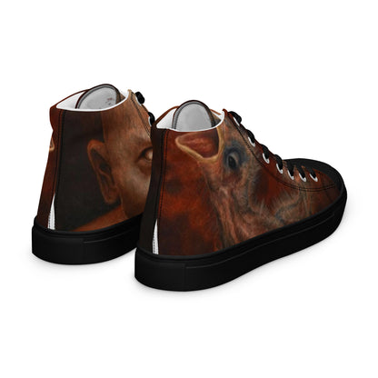 BLACK CULT SOCIETY - BIRD BRAIN Women’s high top canvas shoes