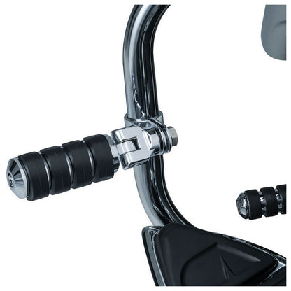 Custom Large Chrome Pegs with Mounts and 1-1/4" Quick Clamps
