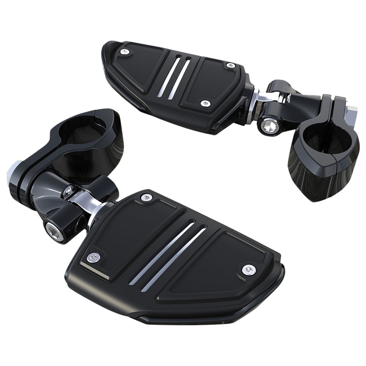 Custom Harley-Davidson Black Engine Guard Highway Peg Mounting Kit