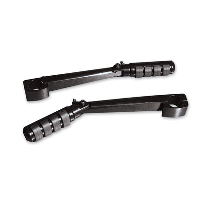 Custom Black 1-1/4" Highway Mounts and Pegs