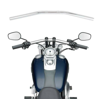 Voodoo Cycle House Custom Chrome / Black Drag Bar Handlebars For Harley-Davidson & Custom Applications