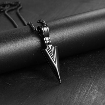 Metal Arrow Pendant  Necklace