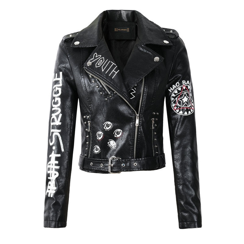 Voodoo Machine Faux Leather Jacket – Voodoo Cycle House LLC