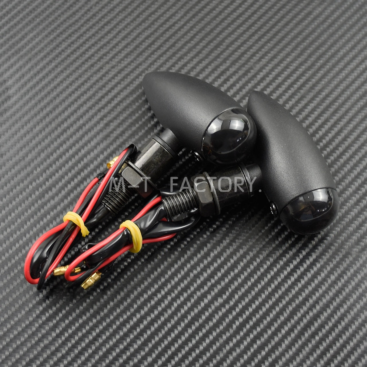 Voodoo Cycle House Bullet Front & Rear Turn Signals For Harley-Davidson - Indian - Custom Applications