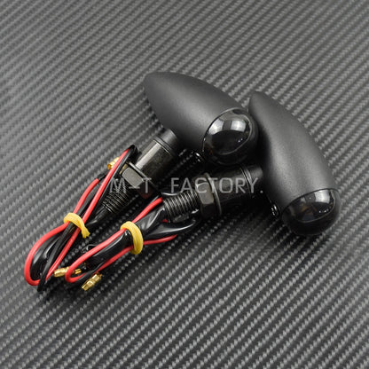 Voodoo Cycle House Bullet Front & Rear Turn Signals For Harley-Davidson - Indian - Custom Applications