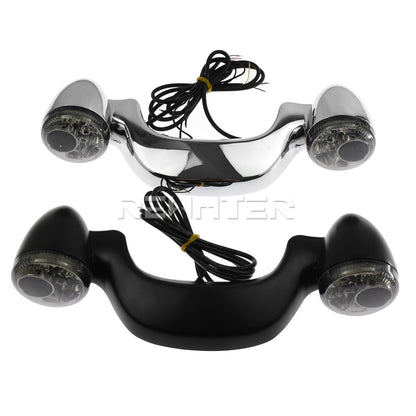 Rear Turn Signals / Brake Light & Mounting Bar For Harley-Davidson Touring Models