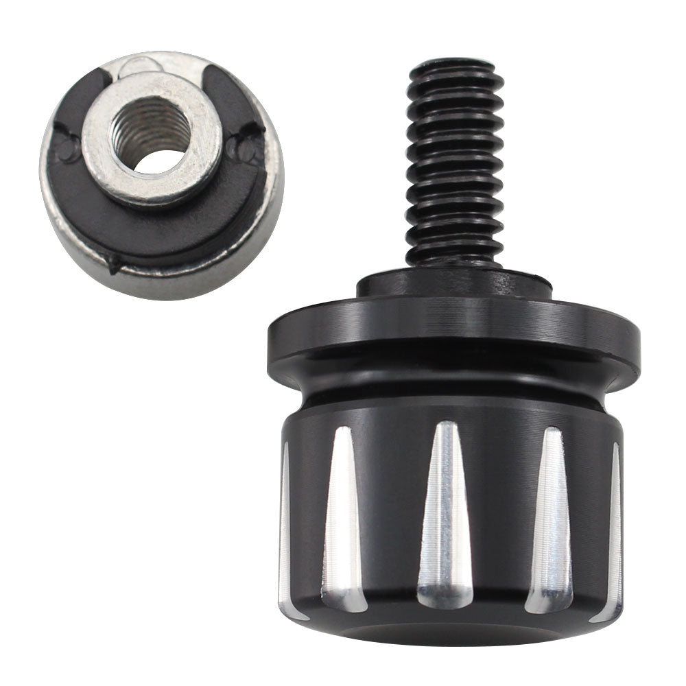 Voodoo Cycle House Custom Knurled Seat Bolts for Harley-Davidson and Custom Applications