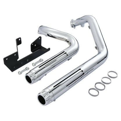 Voodoo Cycle House Custom Motorcycle Exhaust Pipes For 2004-2013 Harley-Davidson Sportster XL1200 XL883