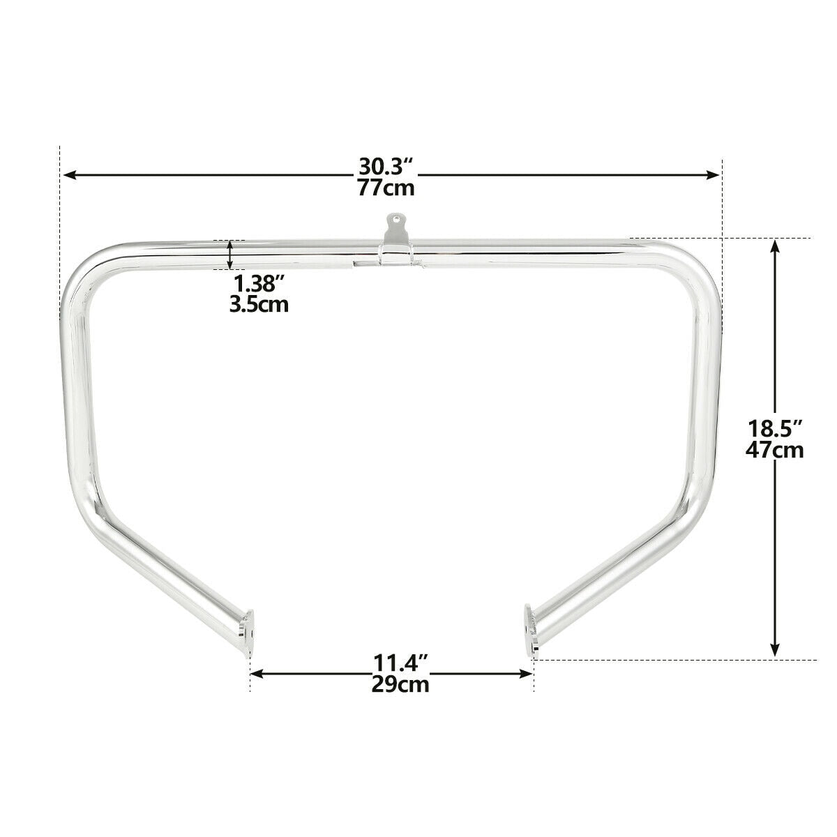 Voodoo Cycle House Custom Highway Crash Bar For 2009-UP Harley-Davidson Touring Models